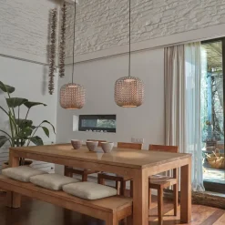 Nans S/31 LED udendørs pendel, brun^Bover Best