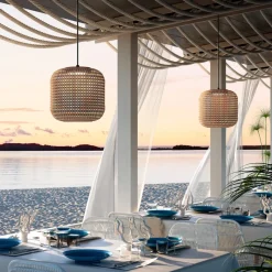 Nans S/31 LED udendørs pendel, brun^Bover Best