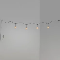 Bover Nans S/16/4L udendørs hængelampe, LED, beige