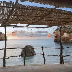 Bover Nans S/16/4L udendørs hængelampe, LED, rød