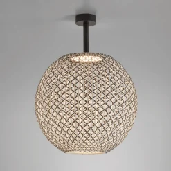Bover Nans Sphere PF/80 LED udendørs loftslampe brun