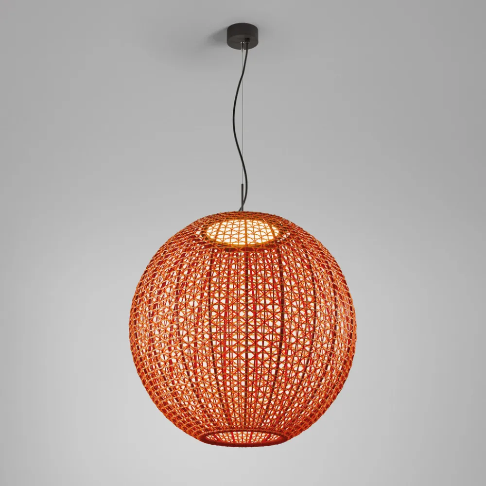 Nans Sphere S/80 LED udendørs pendel rød^Bover Online