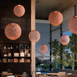 Nans Sphere S/60 LED udendørs pendel rød^Bover Clearance