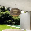 Bover Udendørs Pendellamper>udendørs hængelampe Garota, grafitbrun/brun Ø 72 cm