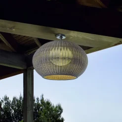 udendørs loftlampe Garota, hvid/elfenbensfarvet^Bover