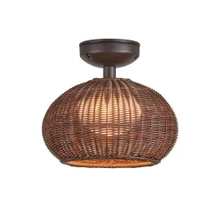 Bover Udendørs Loftlamper>udendørs loftlampe Garota, grafitbrun/brun