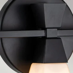 Elstead Væg- Og Spejllamper>Bowtie væglampe til badeværelset, mat sort, 3 lk