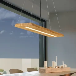 Brad LED-pendel lavet af træ^Trio Lighting Hot