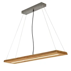 Brad LED-pendel lavet af træ^Trio Lighting Hot