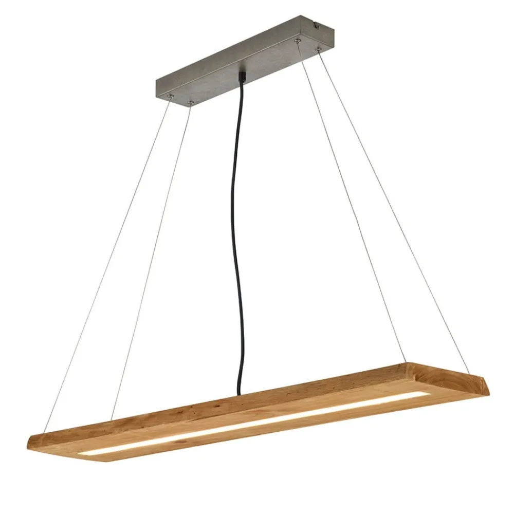 Brad LED-pendel lavet af træ^Trio Lighting Hot