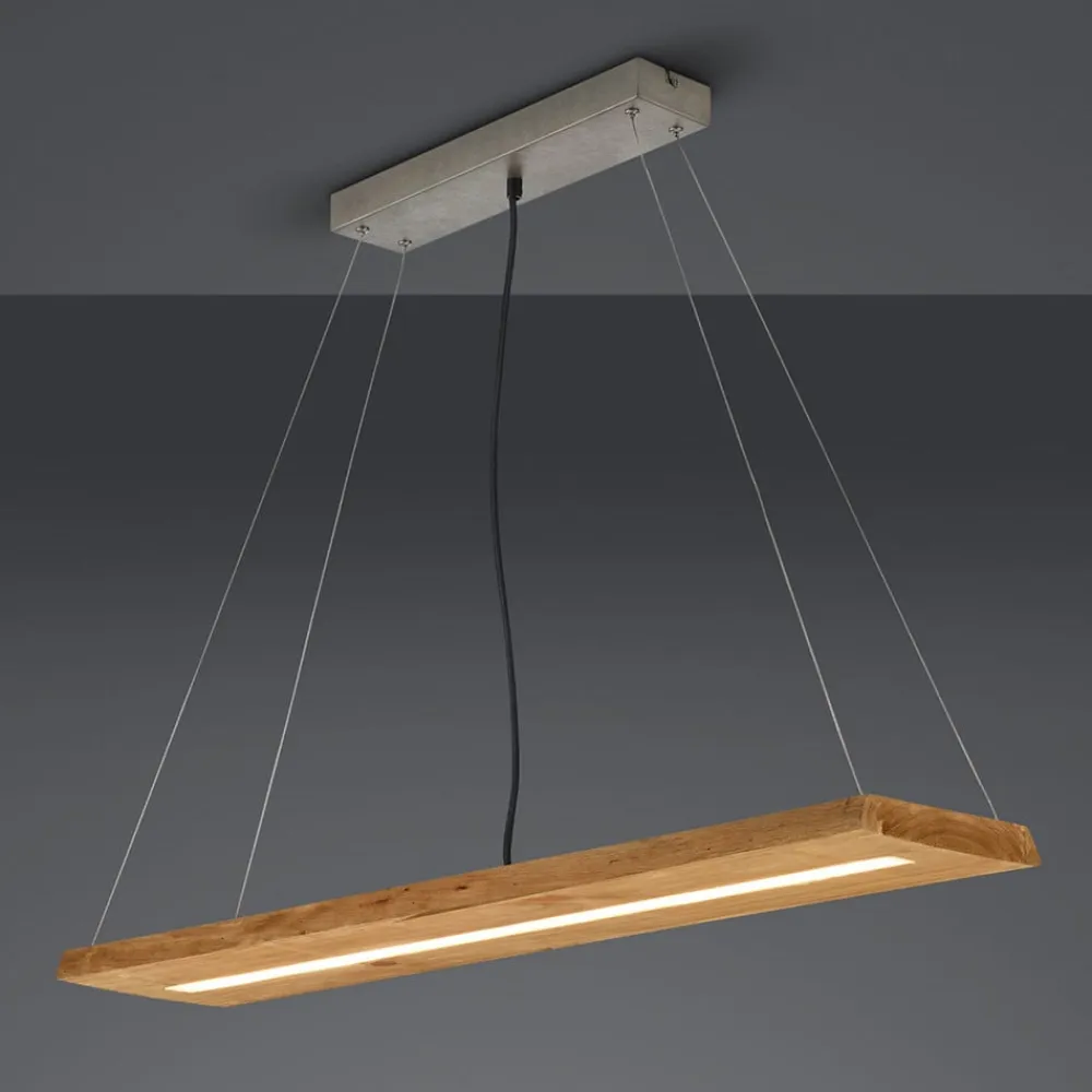 Brad LED-pendel lavet af træ^Trio Lighting Hot