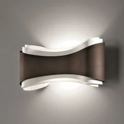 Bronzefarvet væglampe Ionica^Selène New