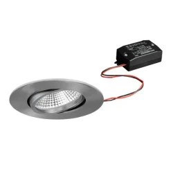 BRUMBERG BB23 indbyg. IP65, ikke dæmpbar, nikkel