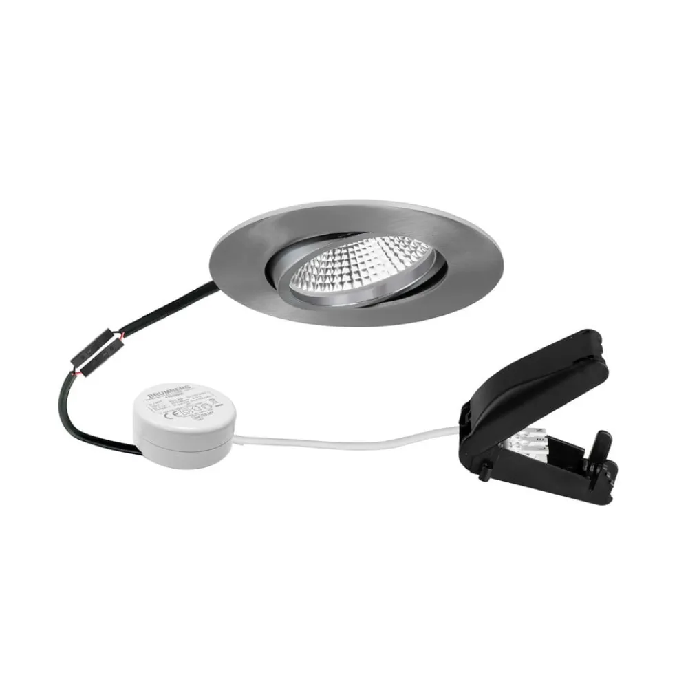 BRUMBERG Loftlamper>BB23 IP65 RC driver rund tilslutningsdåse mat nikkel