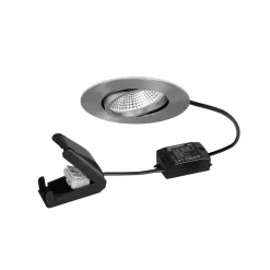 BB23 LED-spot IP65 on/off-tilslutningsdåse mat nikkel^BRUMBERG Hot