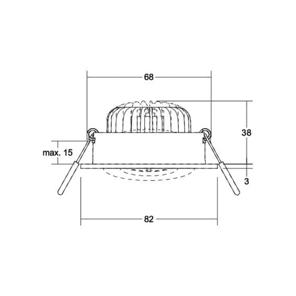 BB33 RC driver rund tilslutningsdåse struktureret sort^BRUMBERG Online