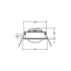 BB03 Spot RC driver rund tilslutningsboks hvid^BRUMBERG Discount