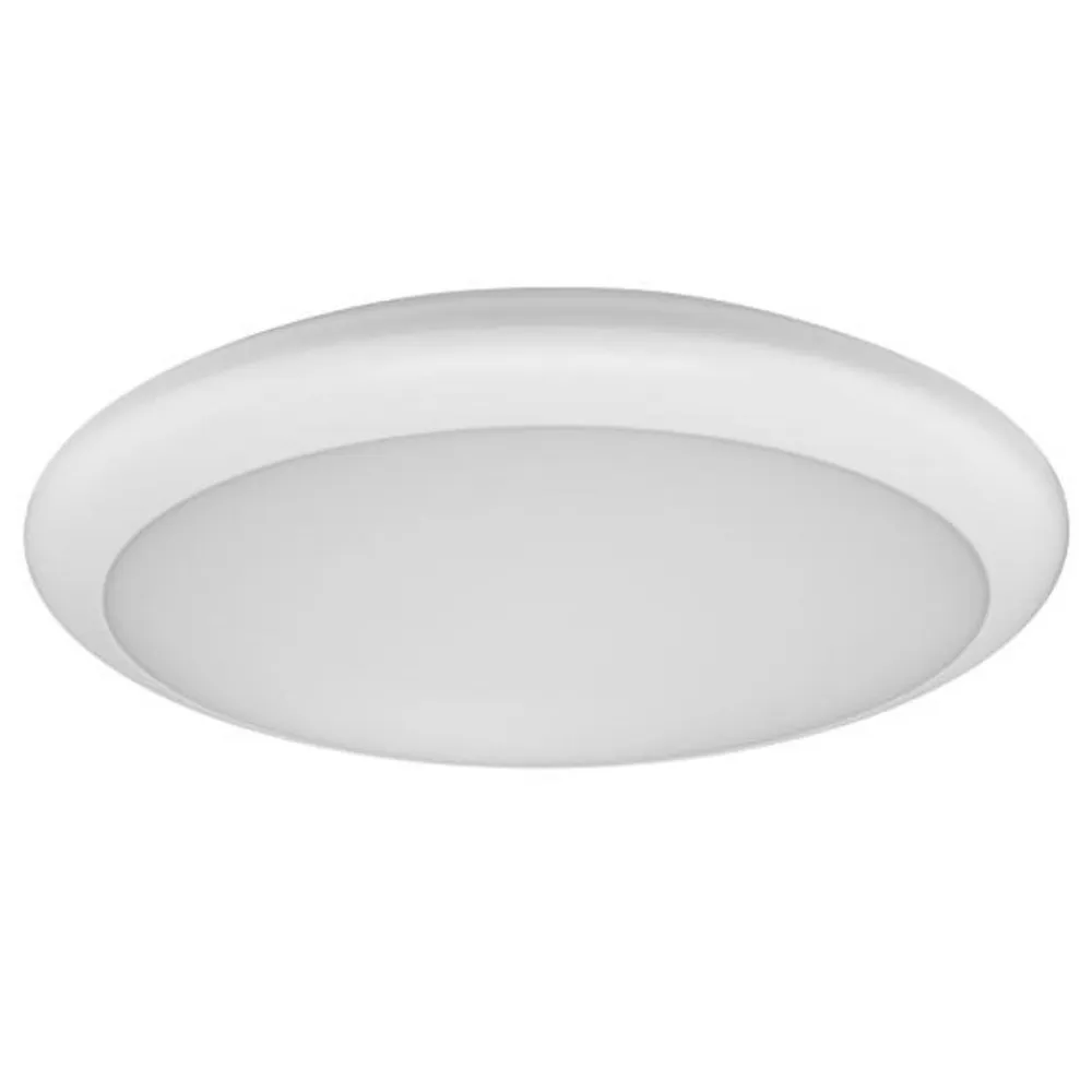 BRUMBERG Gavan LED-loftslampe, IP65, hvid Ø32cm
