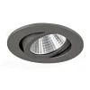 BRUMBERG Loftlamper>indbygningsspot IP65 rund, kobles, titan