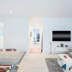 BRUMBERG Loftlamper>indbygningsspot IP65 rundt, dæmpes, hvidt