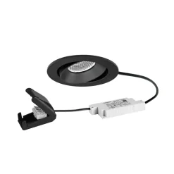 BRUMBERG LED-indbygningsspot BB35 RC tilslutningsdåse struktureret sort