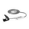 BRUMBERG LED-indbygningsspot BB20 IP65 RC tilslutningsdåse nikkel