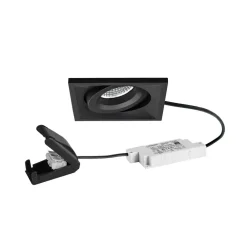 BRUMBERG Indbygningsspots>LED-indbygningsspot BB37 RC tilslutningsdåse struktureret sort
