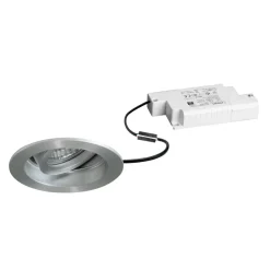 Tirrel dyb LED indbygningsspot RC, 830, rund, aluminium^BRUMBERG Outlet