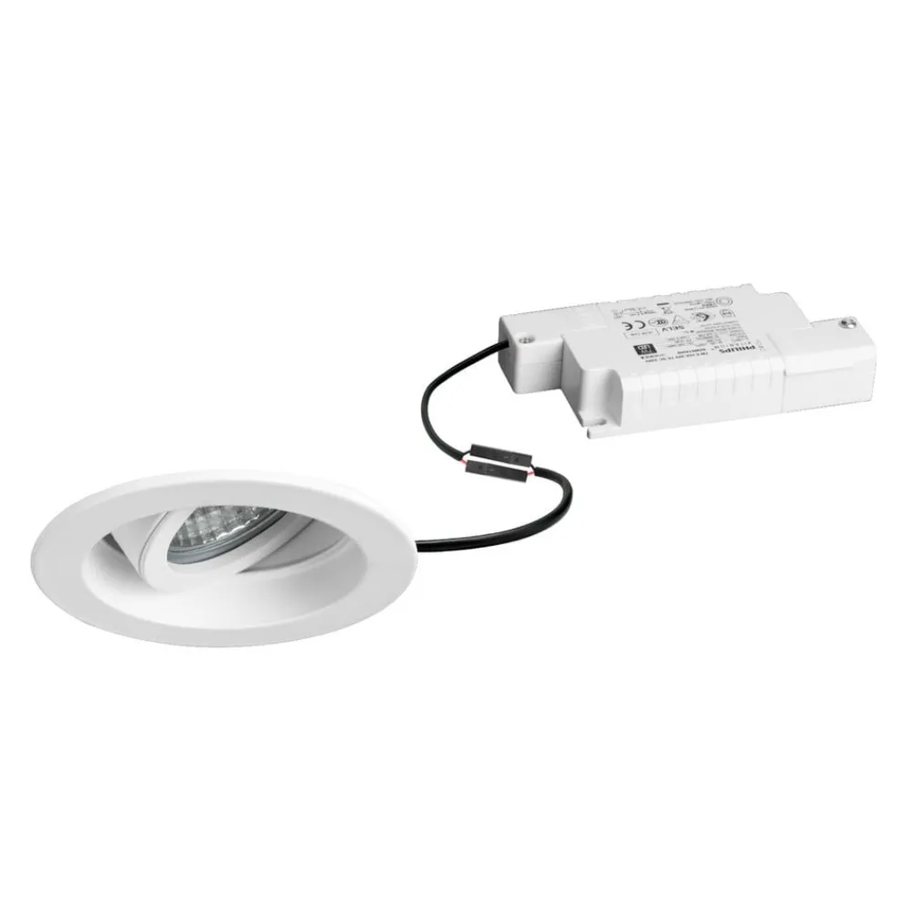 BRUMBERG Tirrel dyb LED indbygningsspot RC, 830, rund, hvid