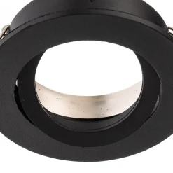 BRUMBERG Tirrel R forsænket loftspot, rund, sort