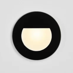 BRUMBERG Indbygningsspots>Wall Kit68 lampe flad rund sort