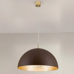 ORION Brun-gylden pendellampe Nerry