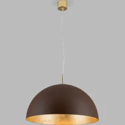 ORION Brun-gylden pendellampe Nerry