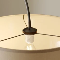 Buelampe Alice med tekstilskærm, kaffe^Nowodvorski Lighting Online