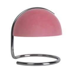 Burano bordlampe, pink, højde 25 cm, glas/metal, E27^Näve Online