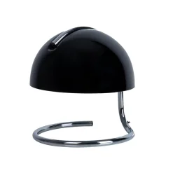 Burano bordlampe, sort, højde 25 cm, glas/metal, E27^Näve Sale