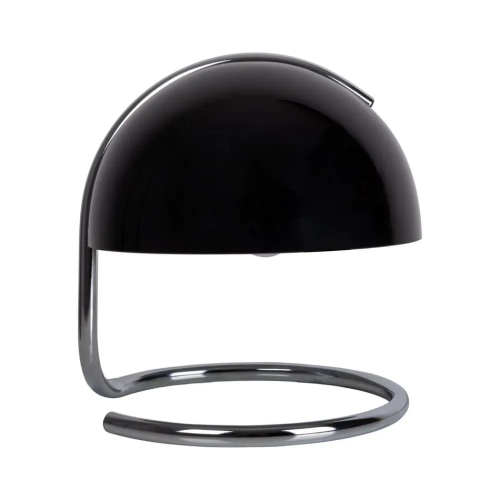 Burano bordlampe, sort, højde 25 cm, glas/metal, E27^Näve Sale