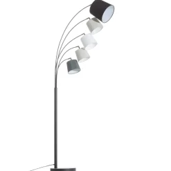 Foggy gulvlampe, 5 skærme, sort^By Rydéns Hot