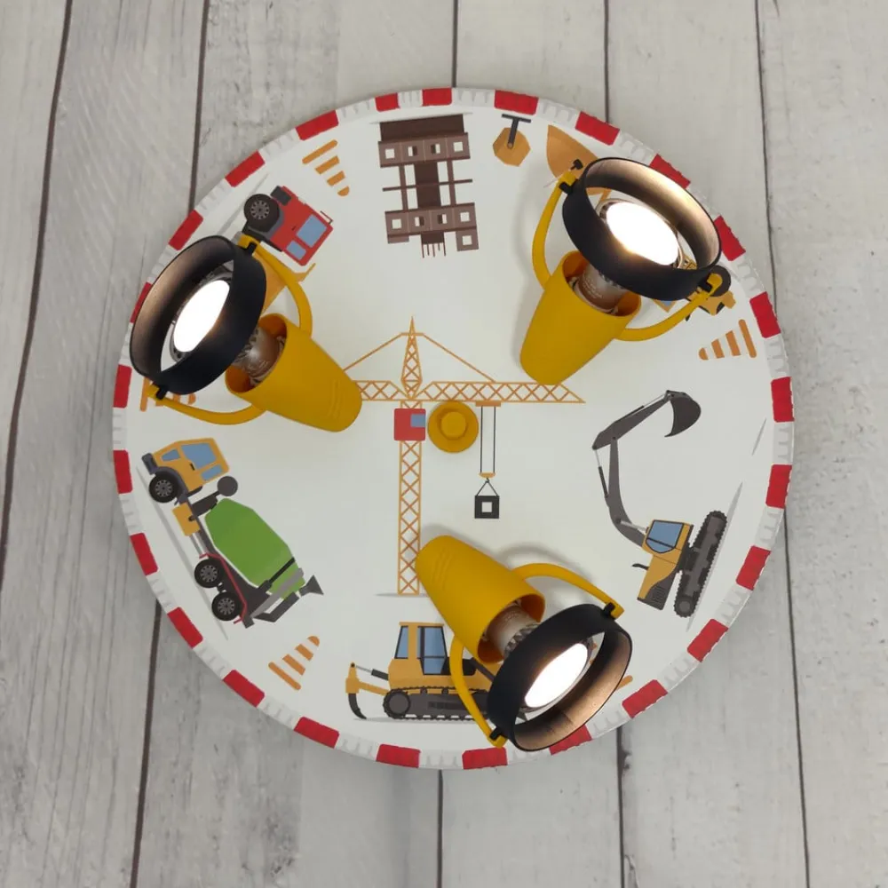 Børn Niermann Standby Loftlamper>Byggeplads loftspot, 3 lyskilder