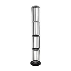 Cage LED-gulvlampe i burdesign^Searchlight Sale