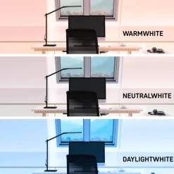 Cala LED-bordlampe, CCT, dæmpbar, sort^Müller-Licht Discount