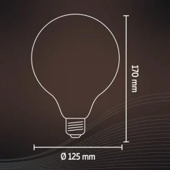 E27 G125 4,5 W LED-filament guld 821, dæmpes^Calex Sale