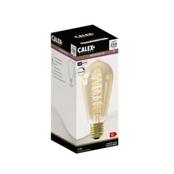 E27 ST64 3,8W LED-filament Flex 821 guld dim^Calex Clearance