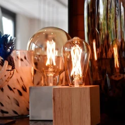 E27 ST64 3,8W LED-filament Flex 821 guld dim^Calex Clearance