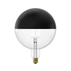 Calex Kalmar Top topforspejlet E27 6 W sort Ø20cm