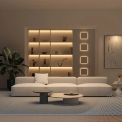 Calex LED-strip Vibey, længde 5 m, stik, fjernbetjening, CCT