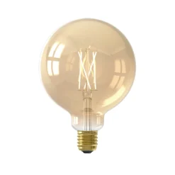 Calex Smart E27 G125 7W LED filament 806lm guld