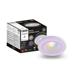 Smart Halo downlight CCT RGB hvid^Calex Discount