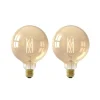 Smart LED globepære E27 G95 7W CCT sæt med 2 stk^Calex Online