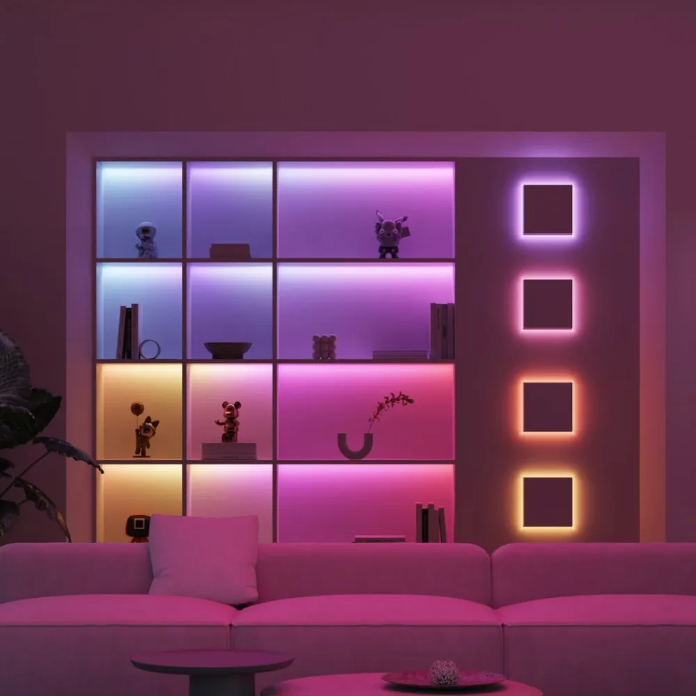 Calex Dekorationsbelysning|Led Strips>Smart LED-strip Striplight, længde 10 m, CCT, RGB, WLAN